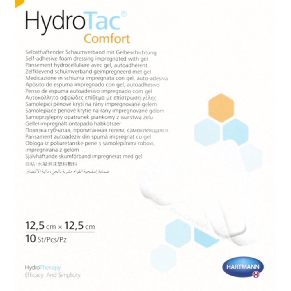 Pansement mousse HydroTac® comfort 12,5 x 12,5 cm