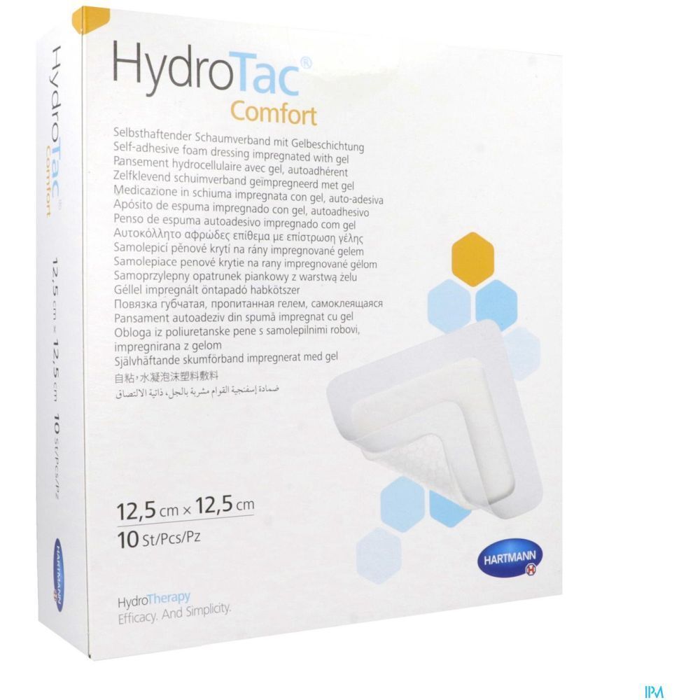 Pansement mousse HydroTac® comfort 12,5 x 12,5 cm