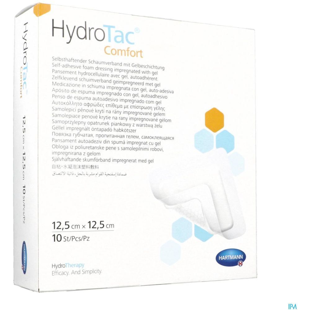 Pansement mousse HydroTac® comfort 12,5 x 12,5 cm