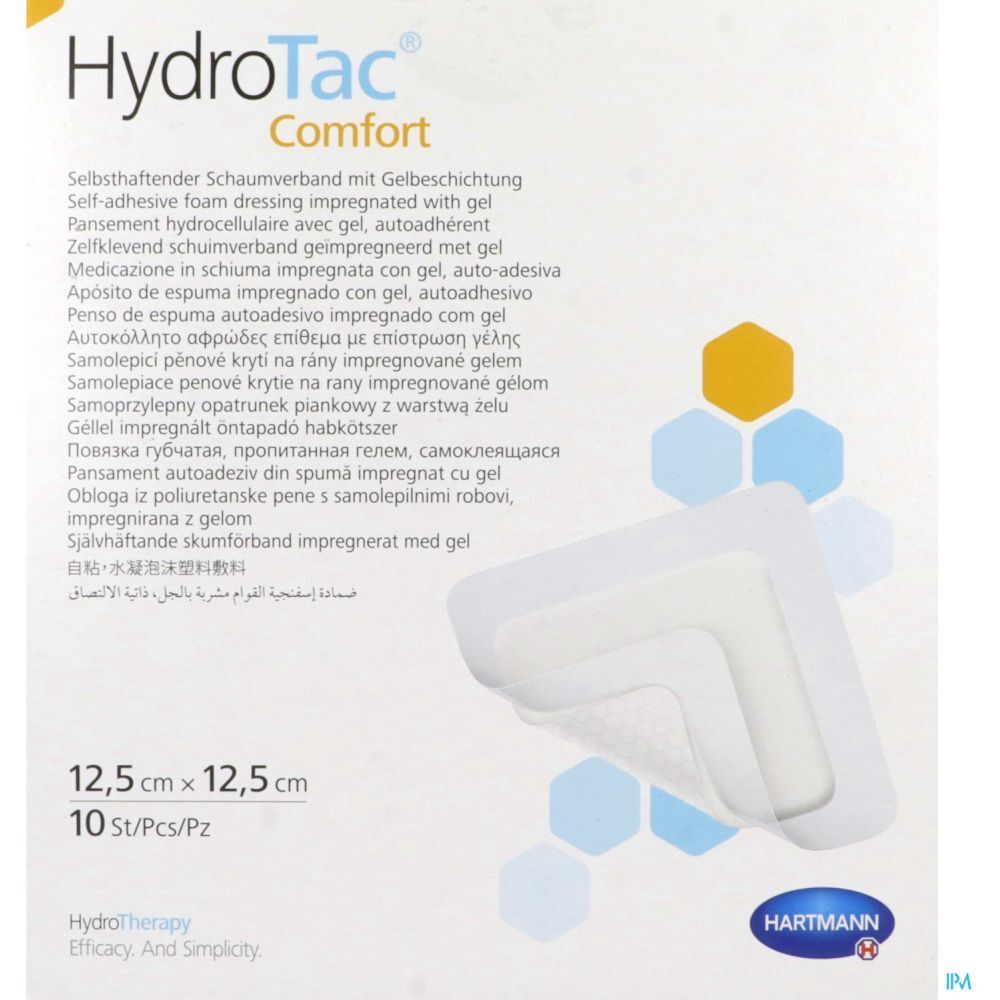 Pansement mousse HydroTac® comfort 12,5 x 12,5 cm
