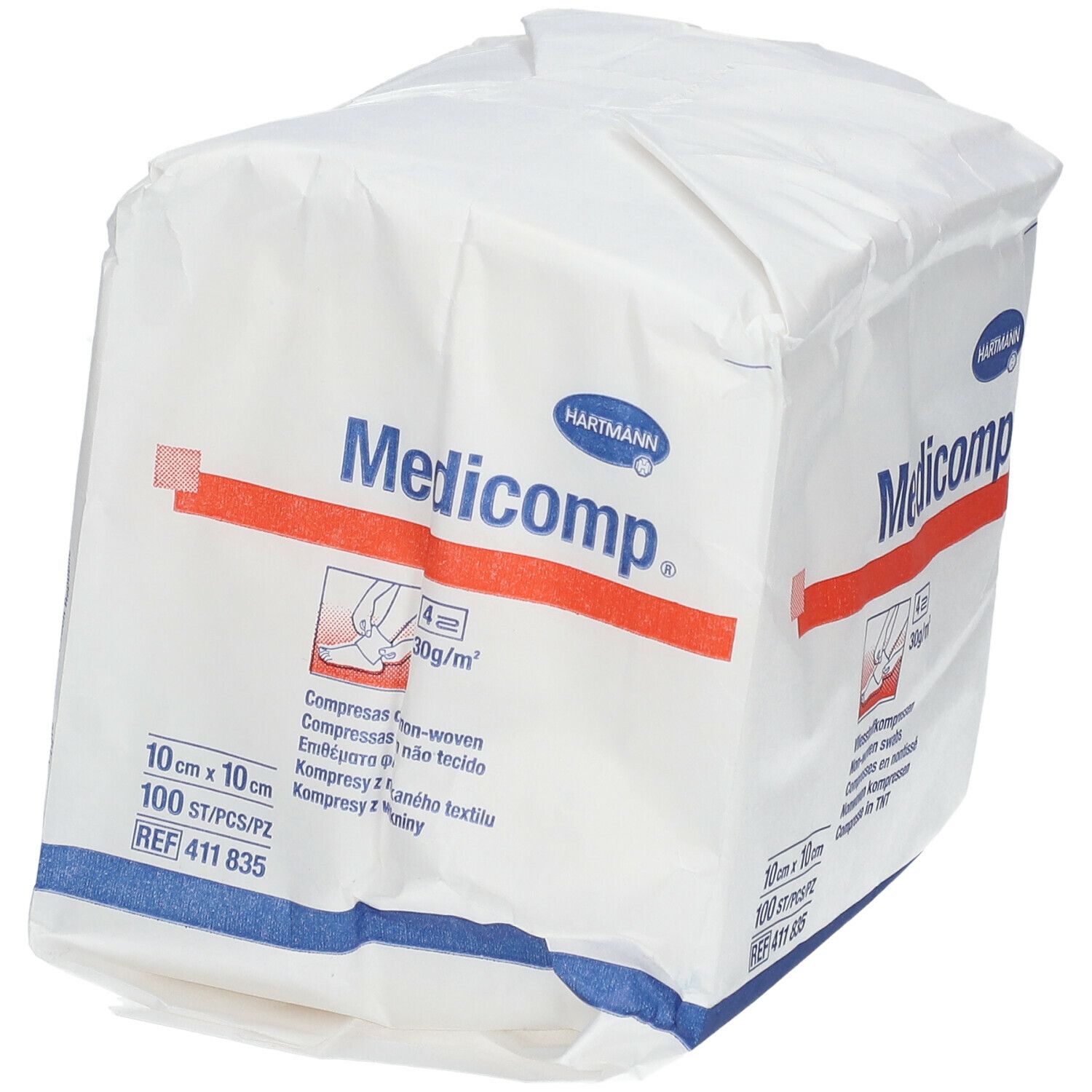 Hartmann Medicomp® Compresses stériles en nontissé 10 x 10 cm