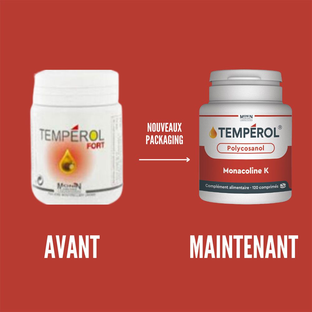 Monin TEMPÉROL complément à base de levure rouge de riz