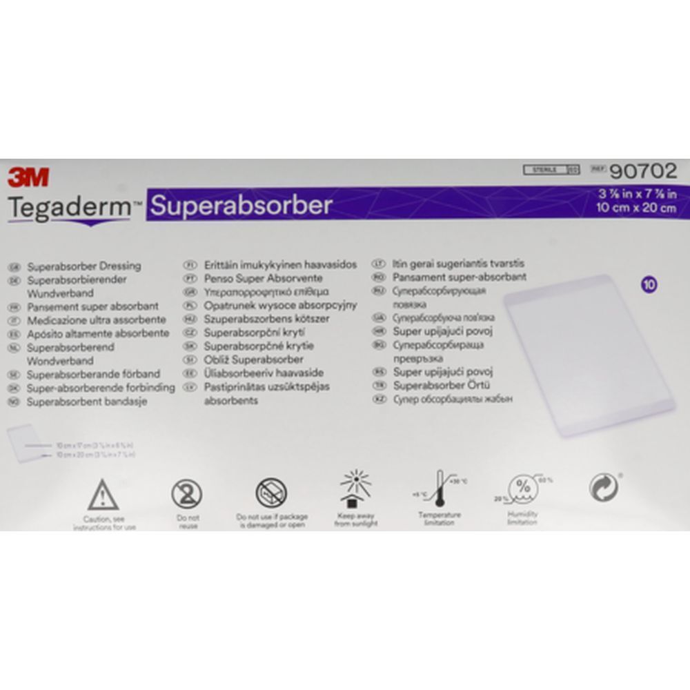 Tegaderm Superabsorber 10 x 20 cm