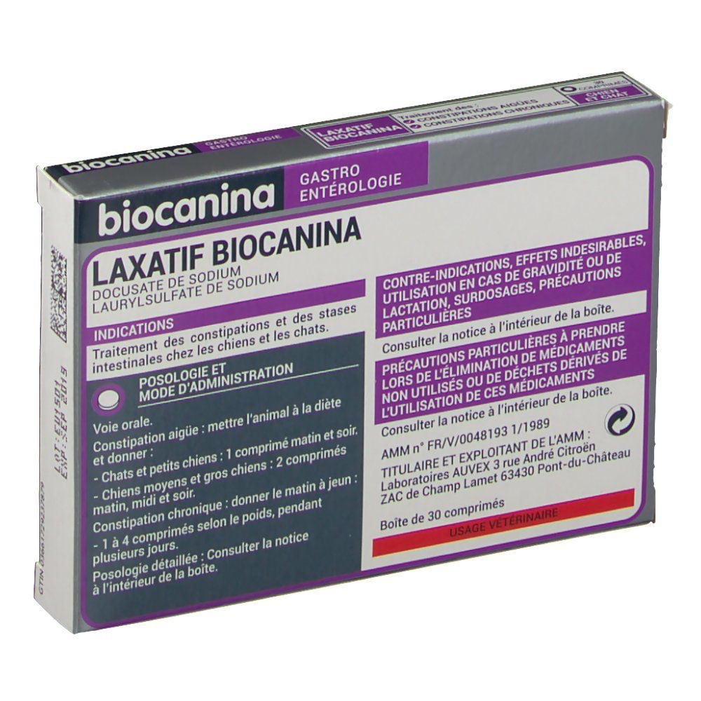 biocanina Laxatif Biocanina Chien et Chat