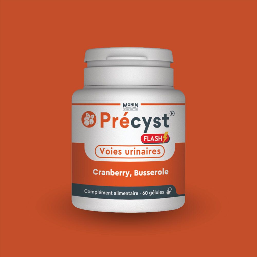 PRECYST FLASH - Gélule, complément alimentaire à visée urinaire.  - bt 60