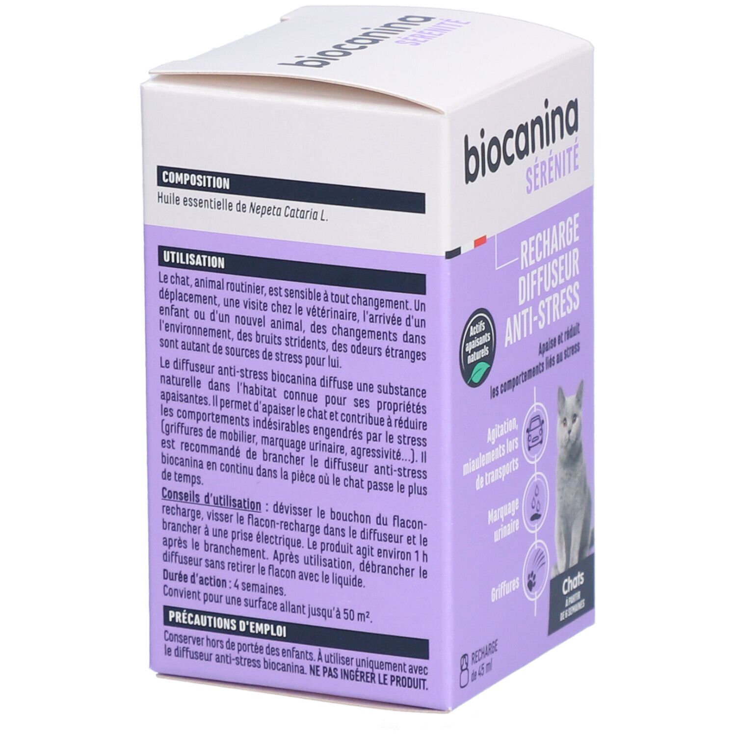 Biocanina Sérénité – Recharge Diffuseur Anti-Stress – Chats