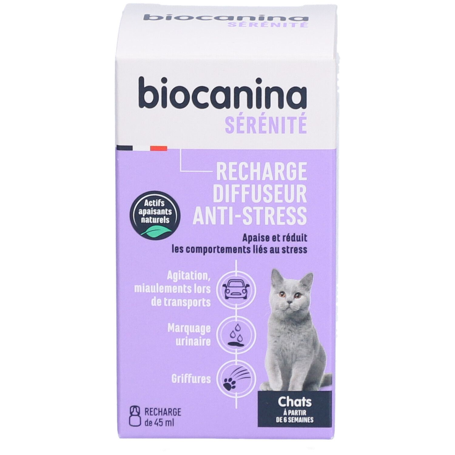 Biocanina Sérénité – Recharge Diffuseur Anti-Stress – Chats
