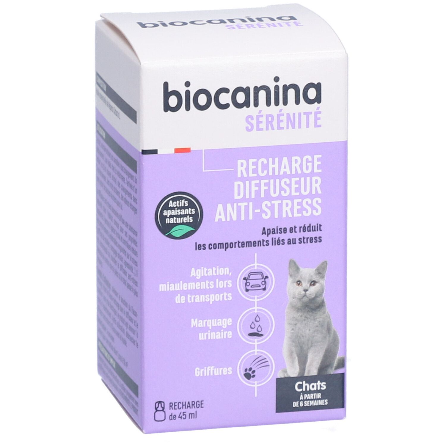 Biocanina Sérénité – Recharge Diffuseur Anti-Stress – Chats