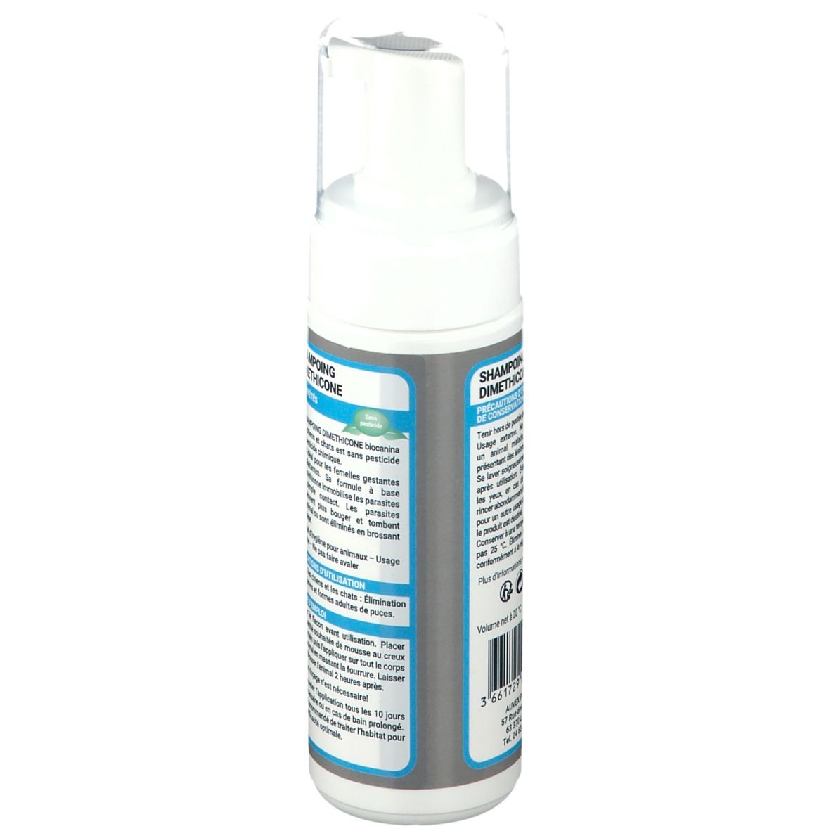 biocanina Shampooing mousse sans rinçage chien et chat