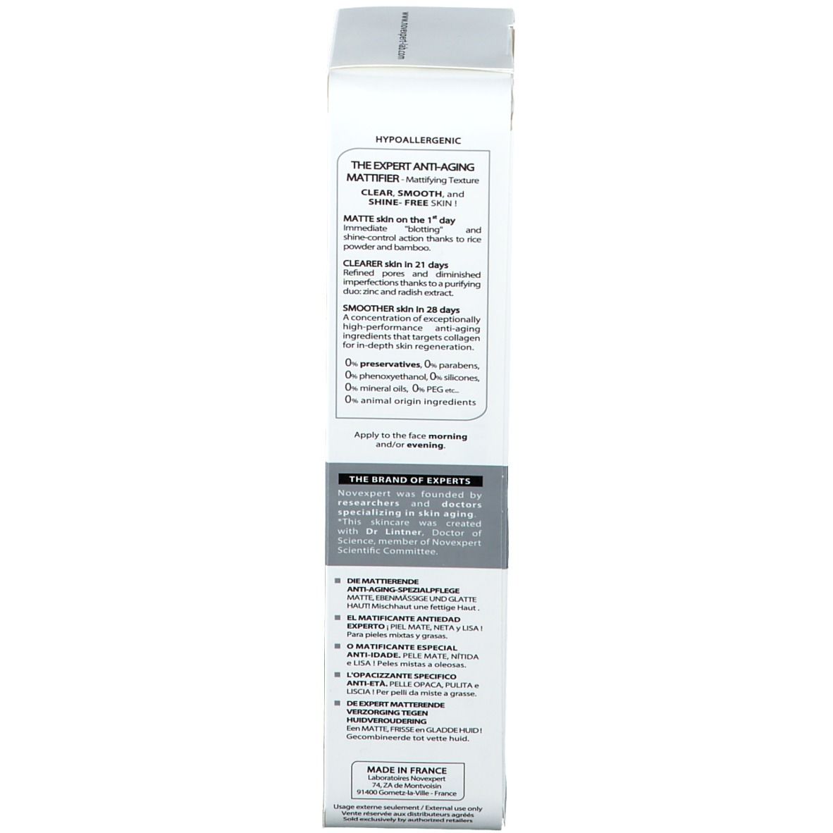 Laboratoires Novexpert Le Matifiant anti-âge expert