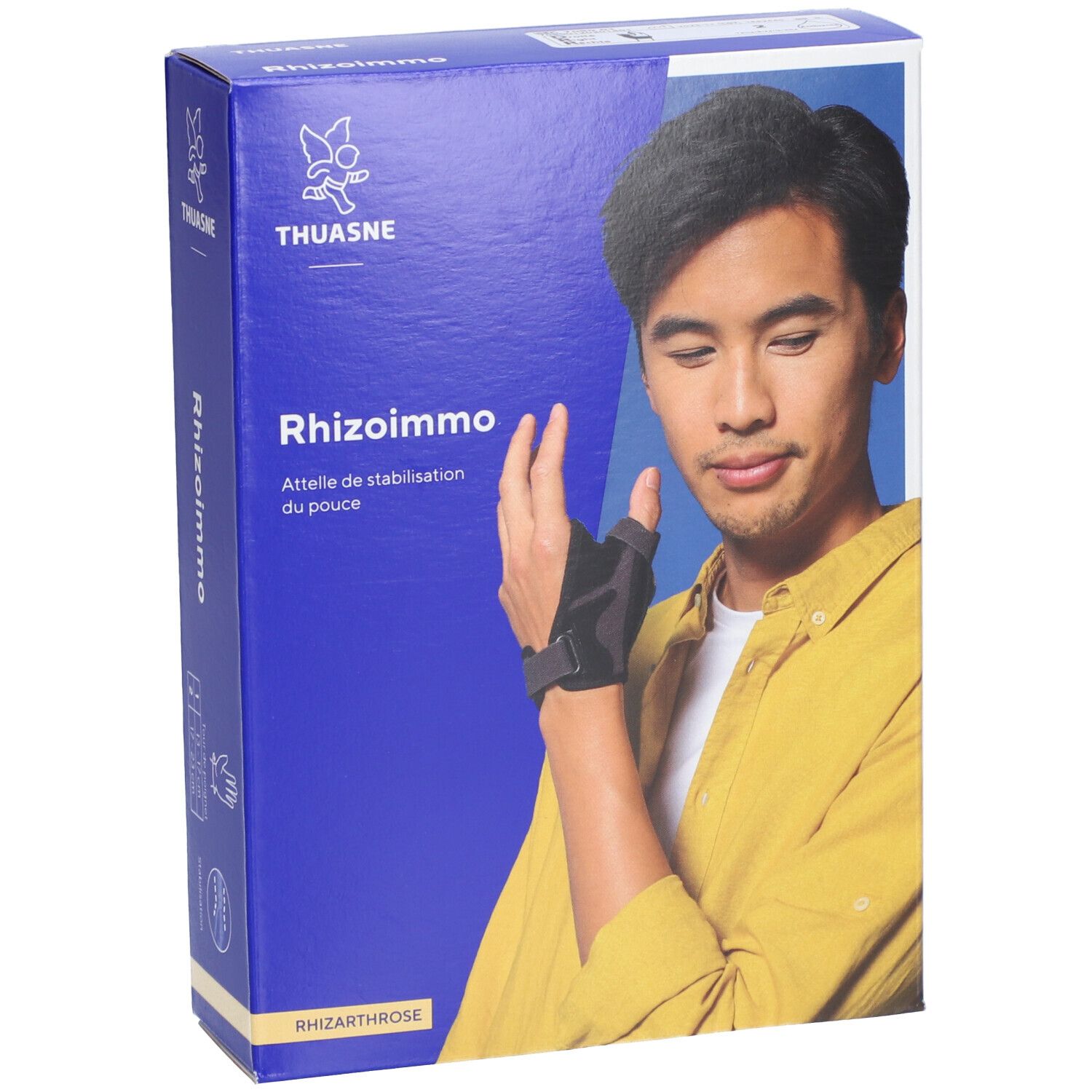 RHIZOIMMO - Orthèse de pouce statique d'immobilisation. droite, taille 2 - unité