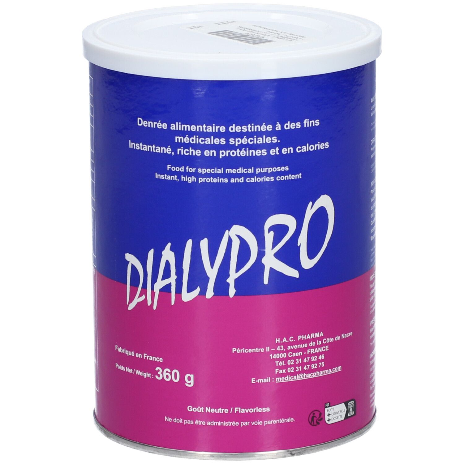 Dialypro - Denrée alimentaire destinée à des fins médicales spéciales