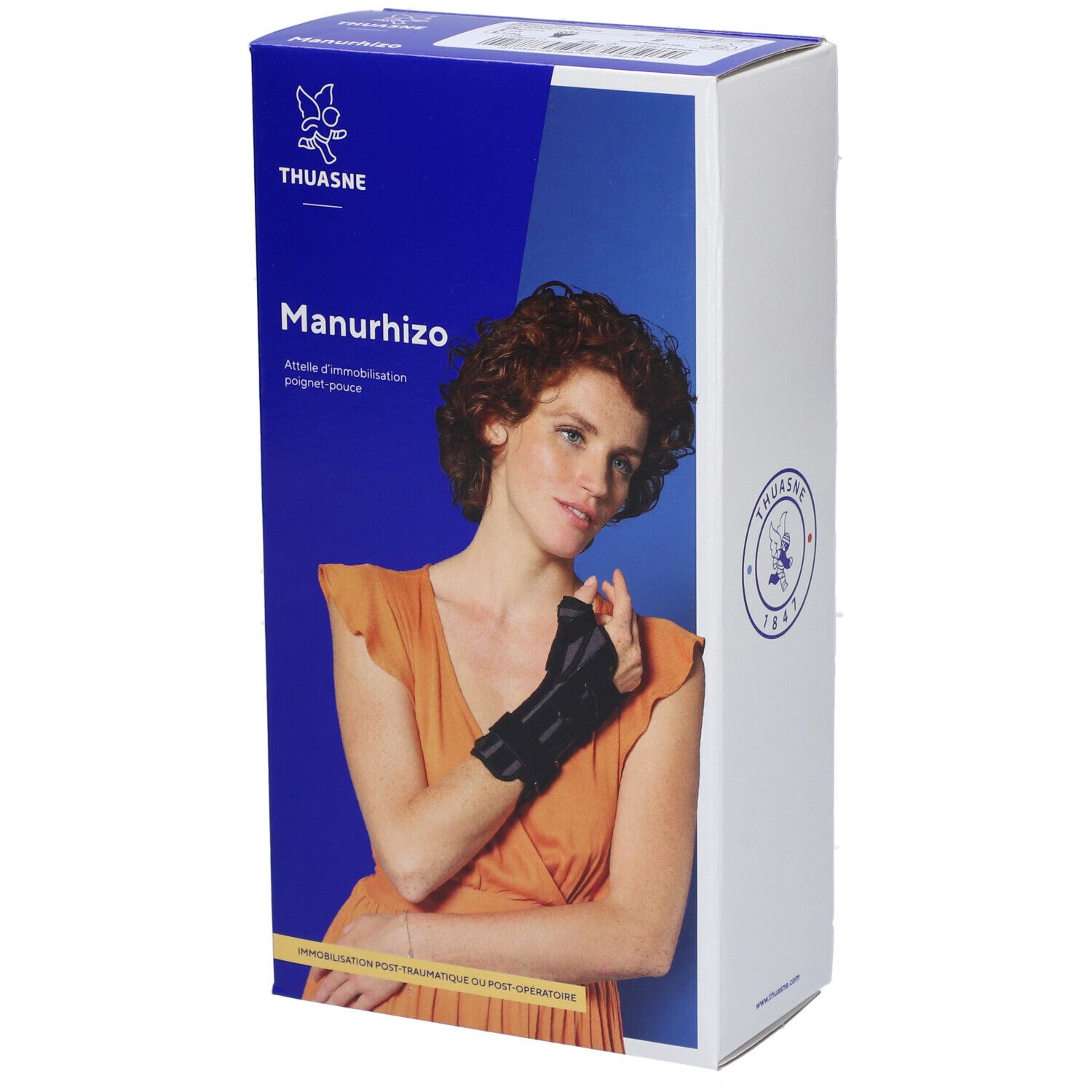 MANURHIZO - Attelle de poignet pouce d'immobilisation, rigide. gauche, taille 2