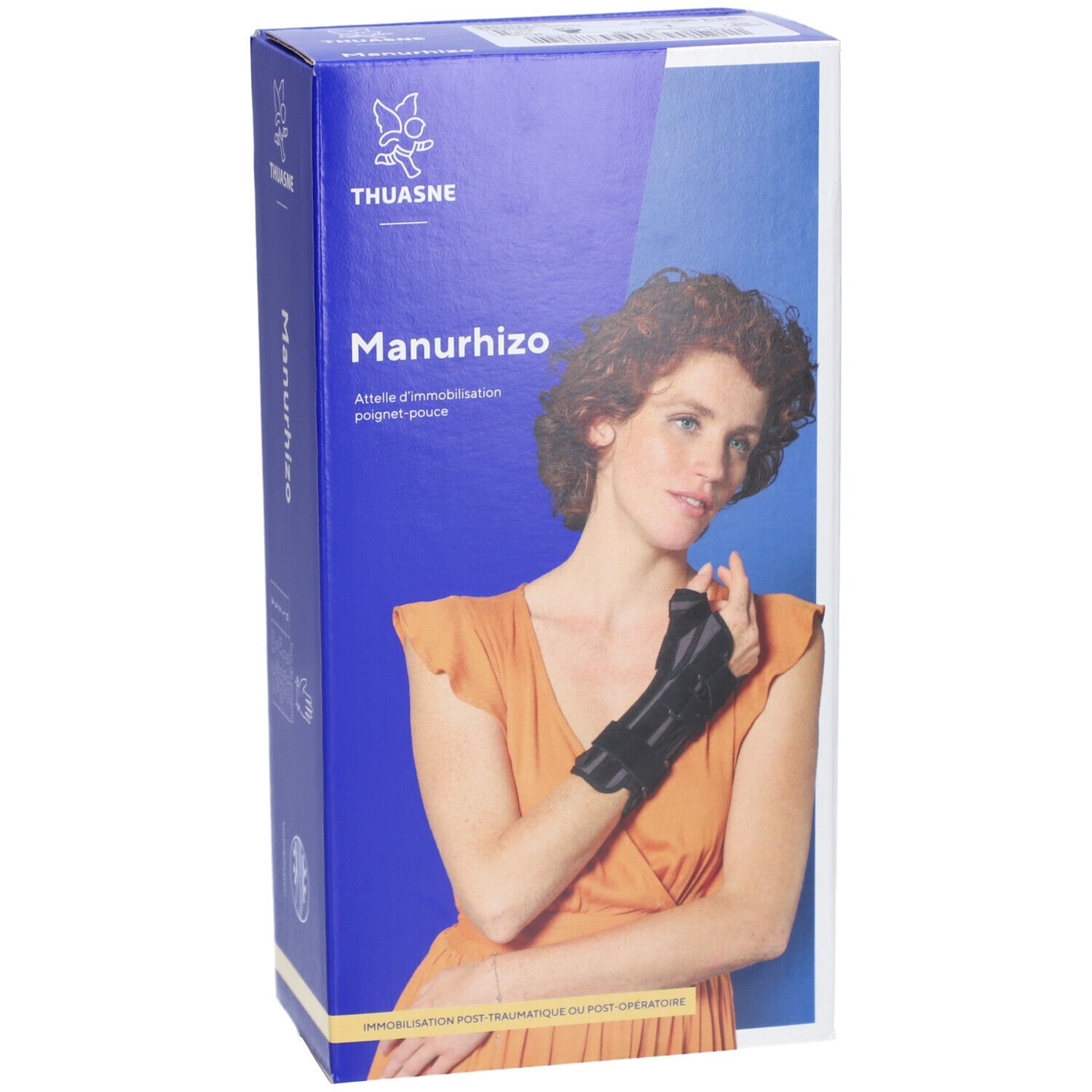 MANURHIZO - Attelle de poignet pouce d'immobilisation, rigide. droit, taille 1