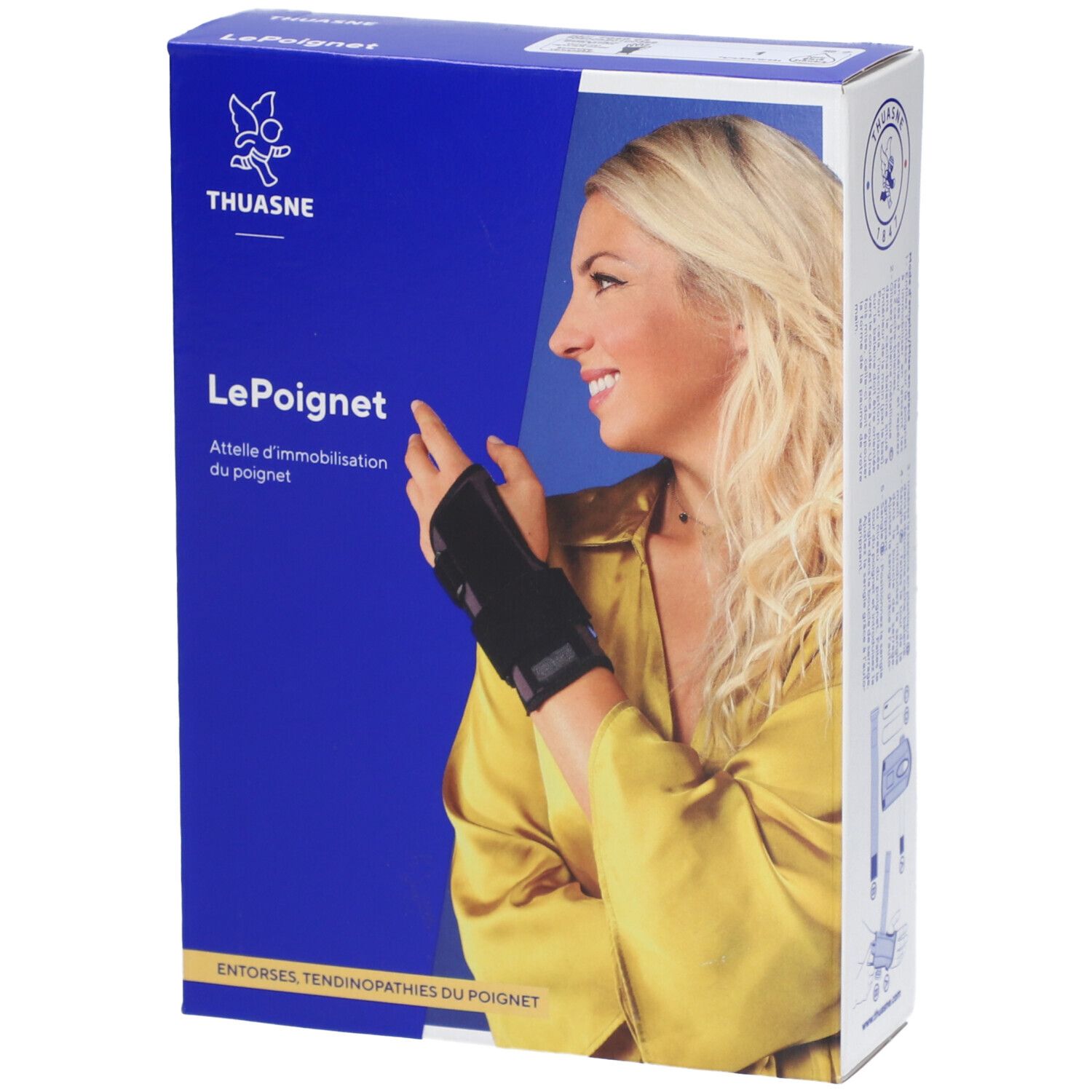 LE POIGNET - Orthèse de poignet rigide, statique, renforcée. taille 1