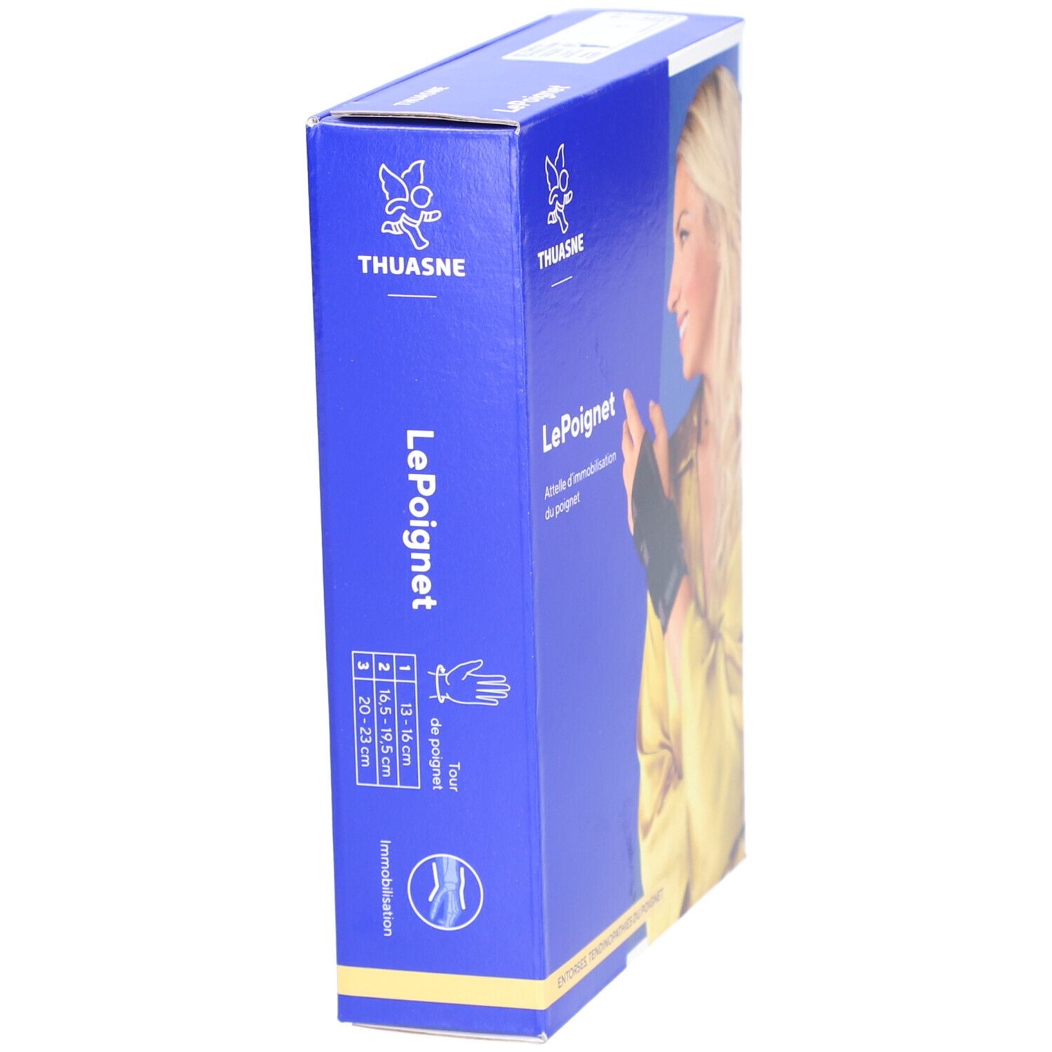 LE POIGNET - Orthèse de poignet rigide, statique, renforcée. taille 1