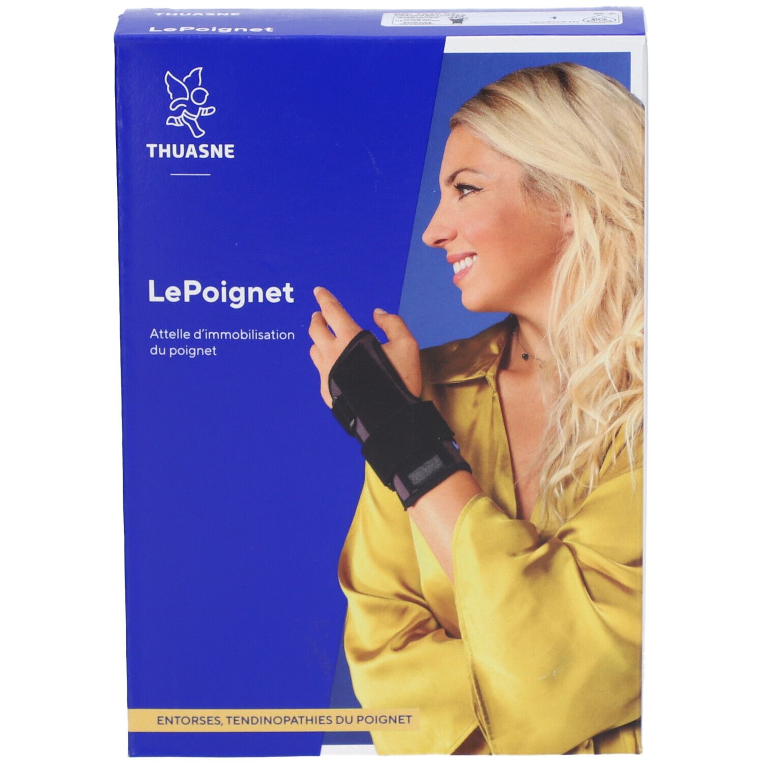 LE POIGNET - Orthèse de poignet rigide, statique, renforcée. taille 1