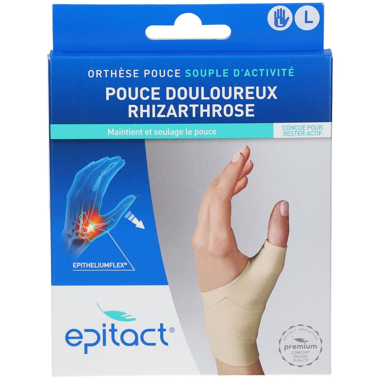 epitact® Orthèse pouce rhizarthrose gauche L