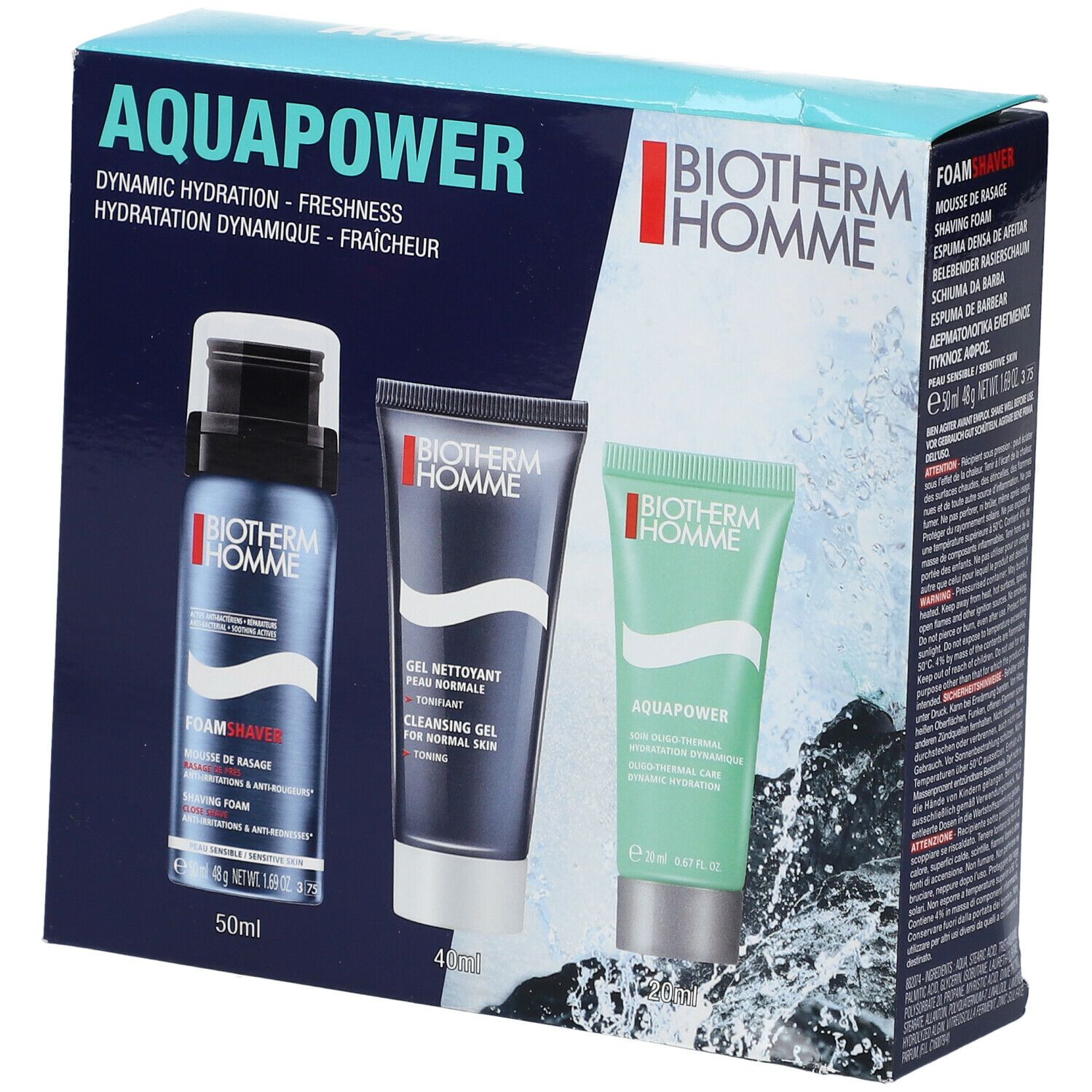 BIOTHERM HOMME Coffret AQUAPOWER Starter Kit