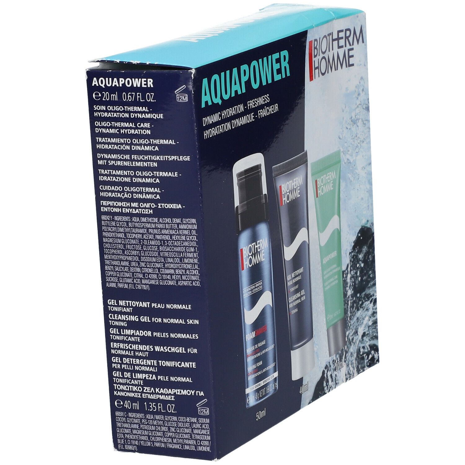 BIOTHERM HOMME Coffret AQUAPOWER Starter Kit