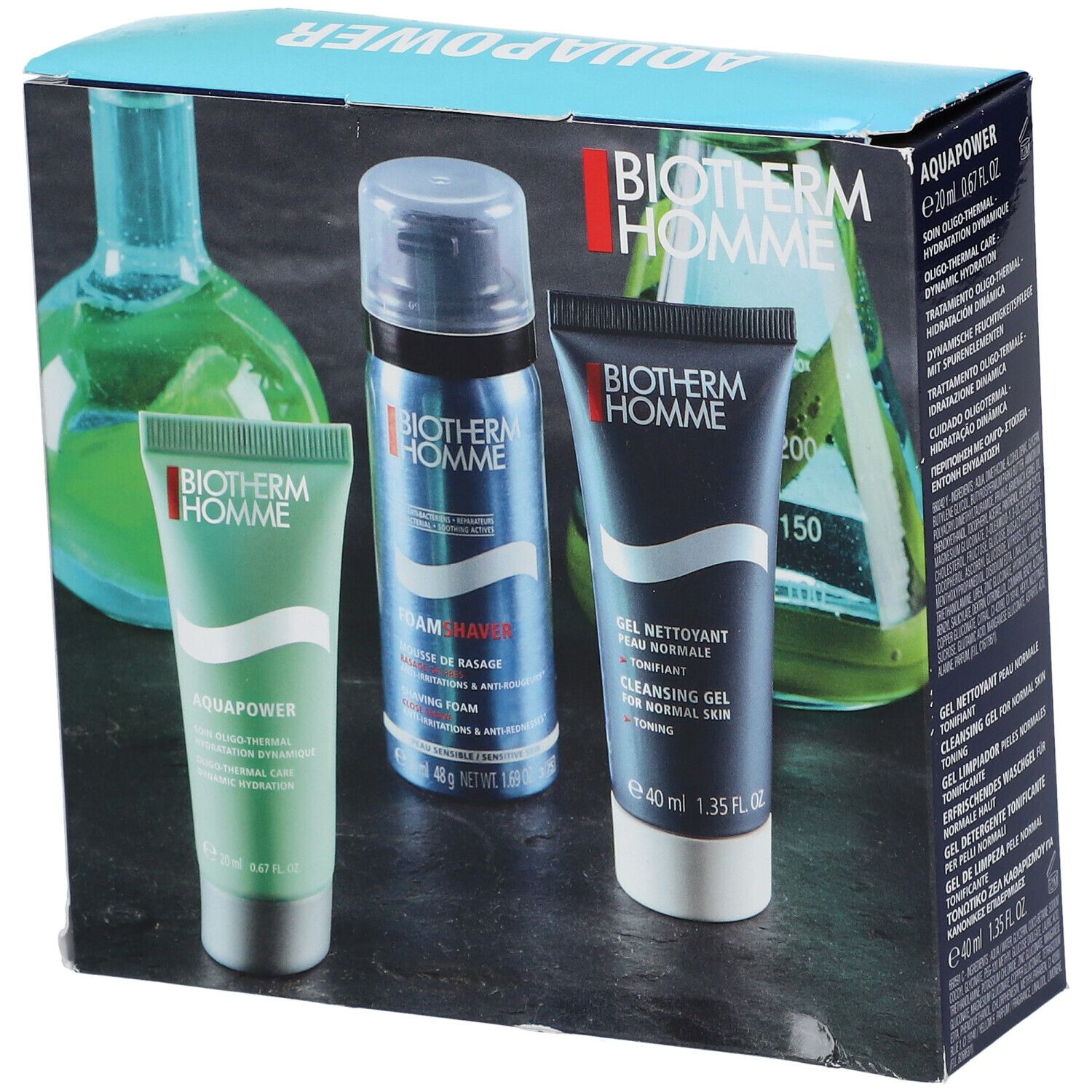 BIOTHERM HOMME Coffret AQUAPOWER Starter Kit