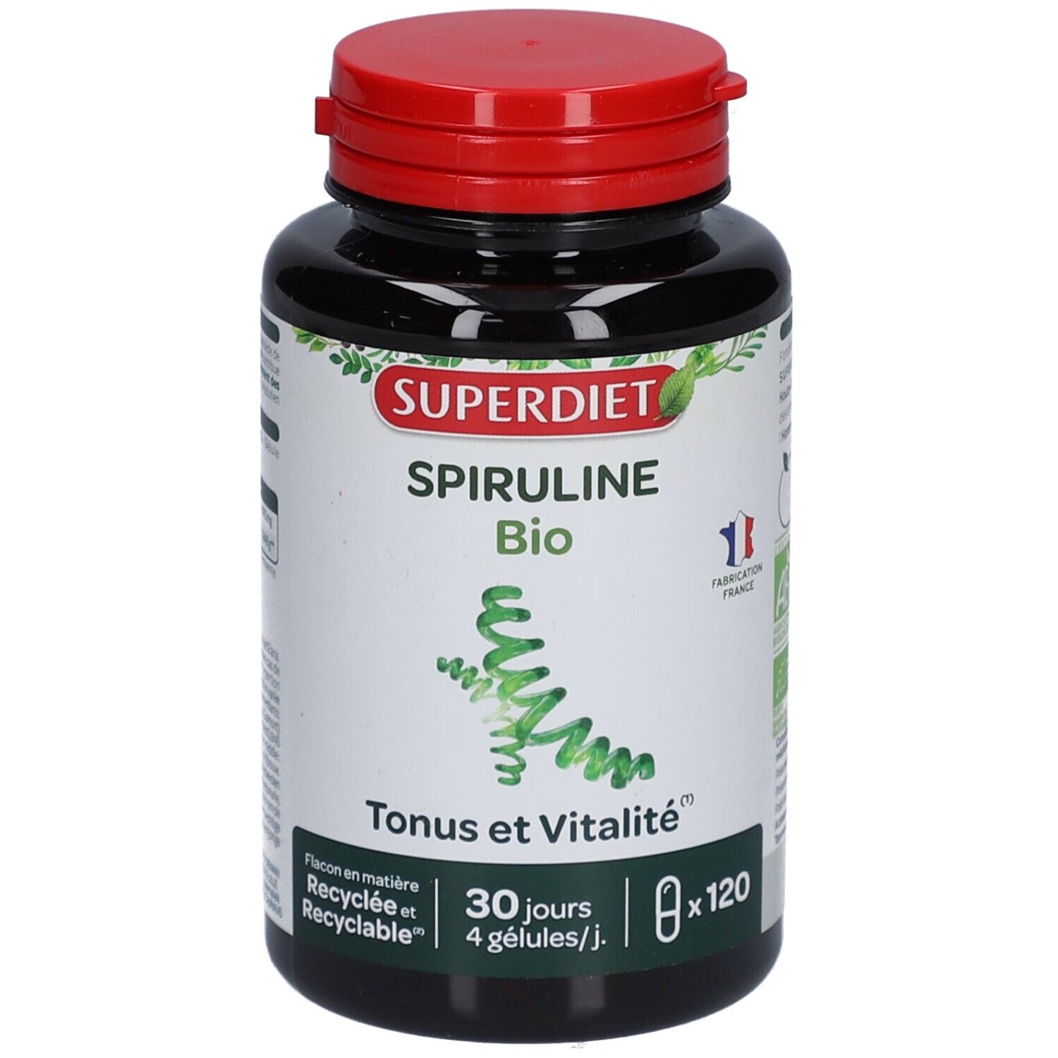 SPIRULINE BIO -120 gélules
