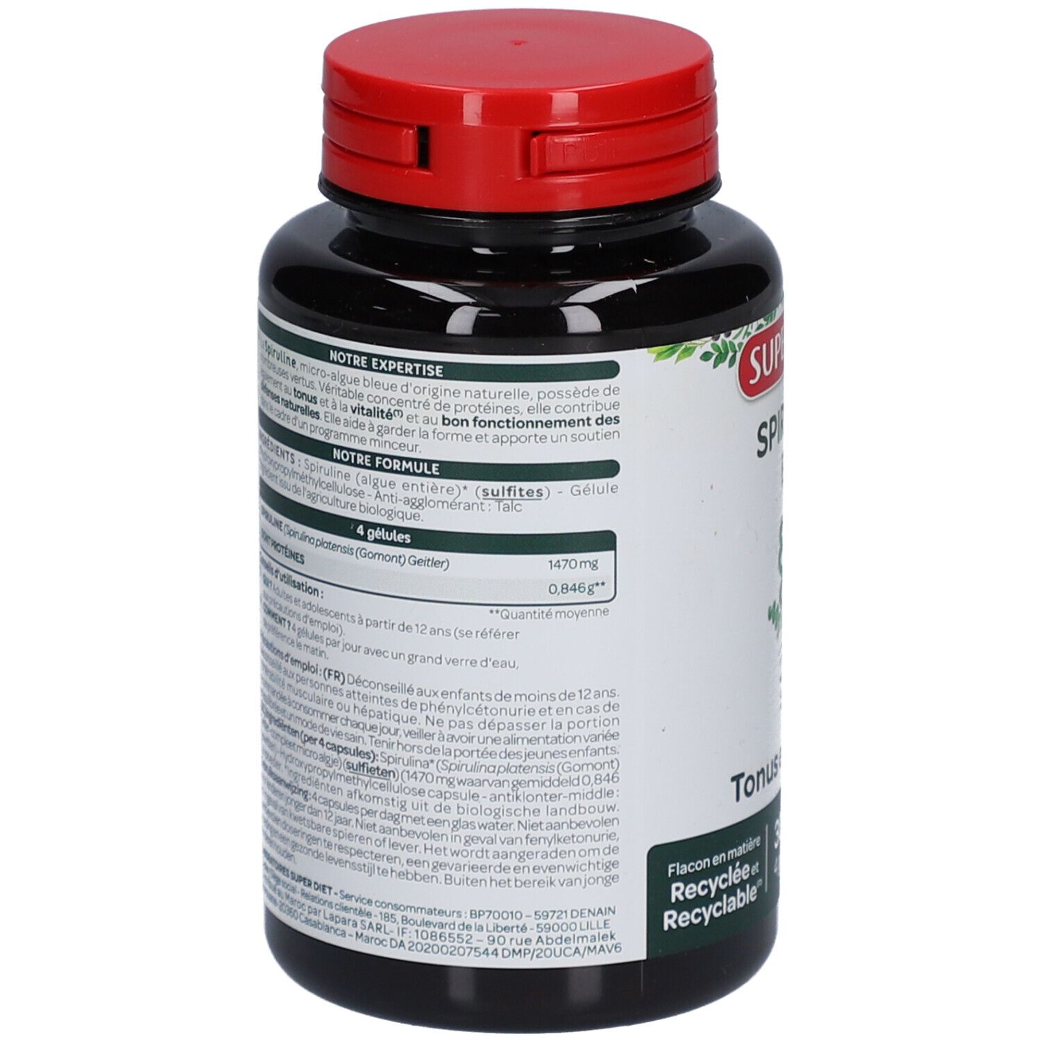 SPIRULINE BIO -120 gélules