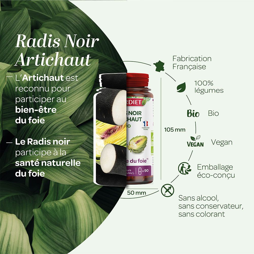 SUPERDIET Radis Noir - Artichaut Bio
