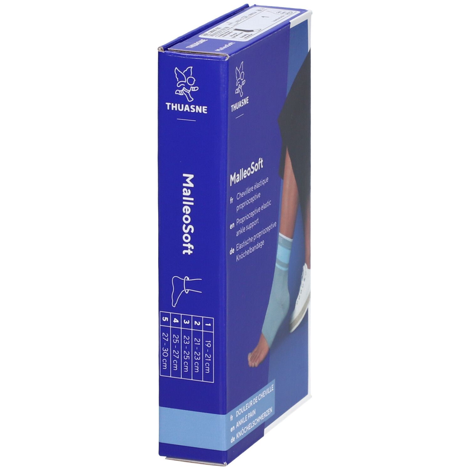 MALLEOSOFT - Chevillère de contention, classe 2, fine taille 1 19-21 cm