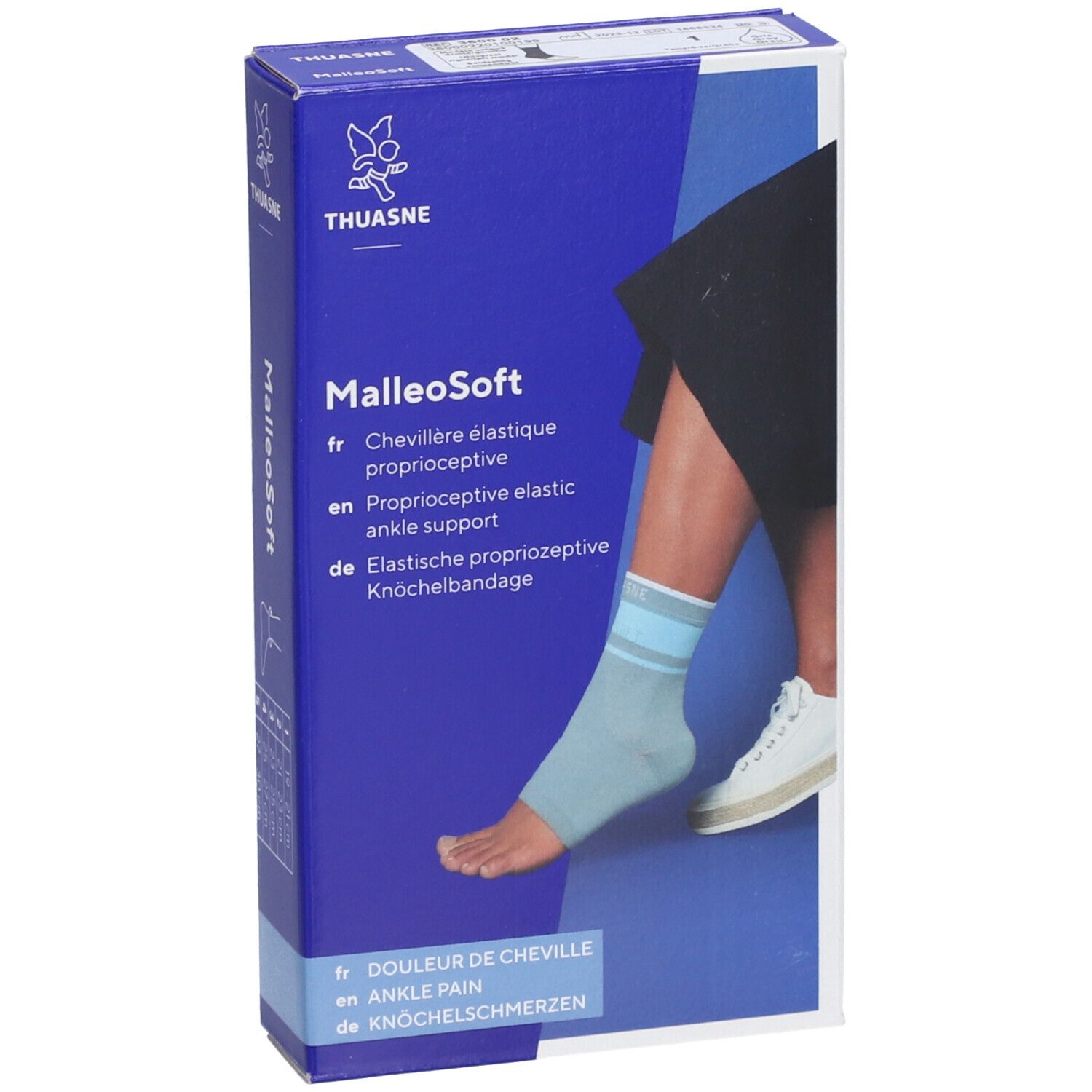 MALLEOSOFT - Chevillère de contention, classe 2, fine taille 1 19-21 cm