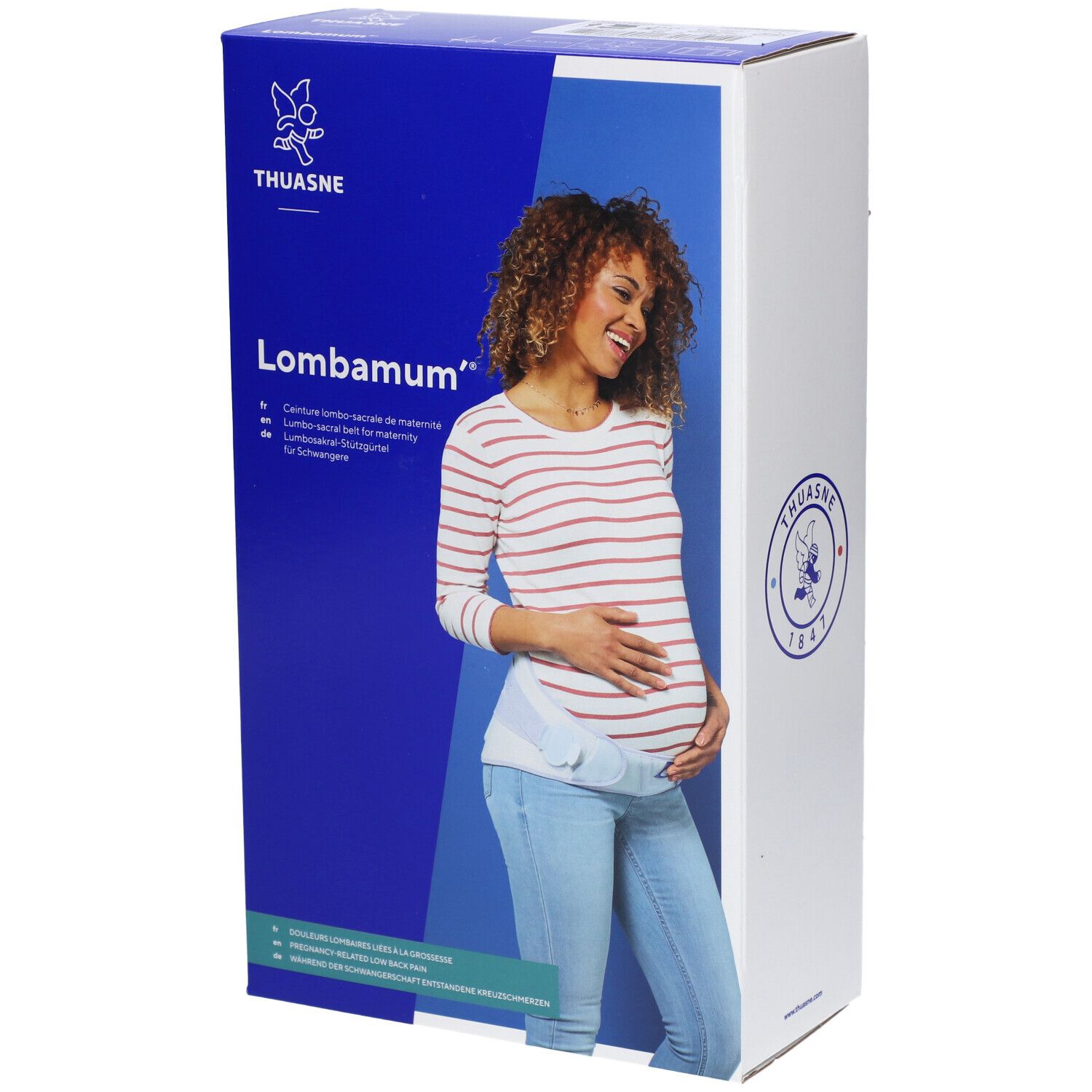 LOMBAMUM - Ceinture de maternité à rappel postural