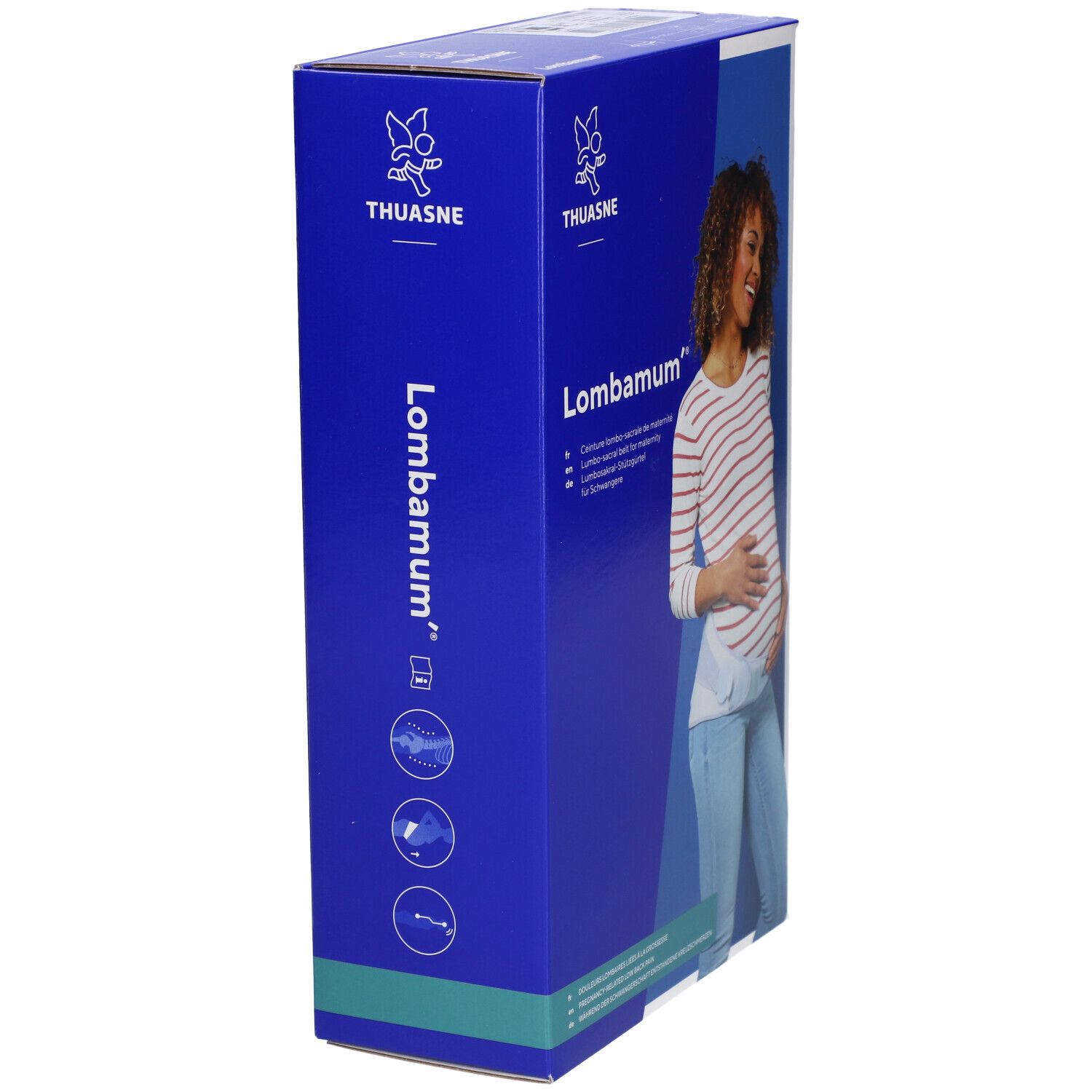 LOMBAMUM Ceinture de maternite a rappel postural Redcare Pharmacie