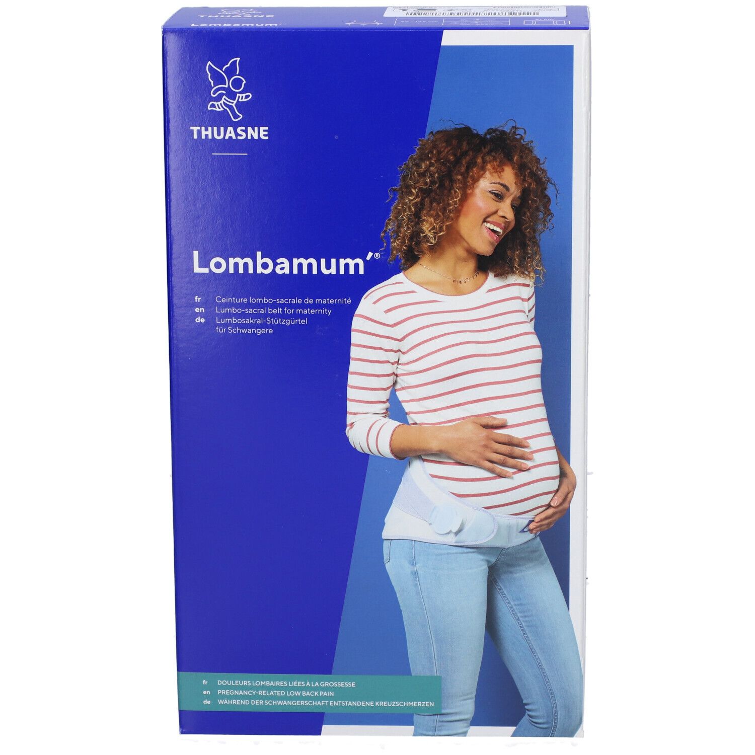 LOMBAMUM Ceinture de maternite a rappel postural Redcare Pharmacie