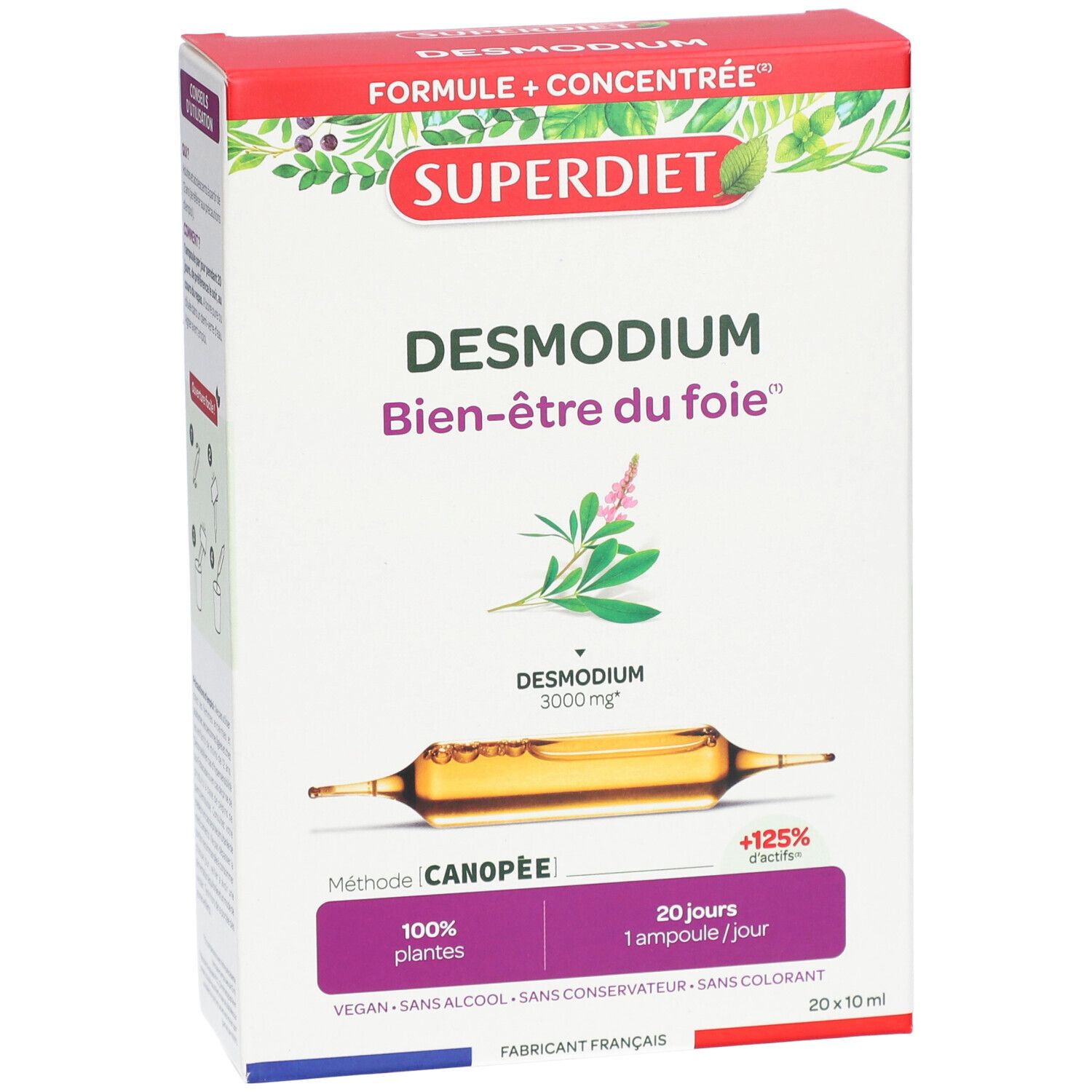 SUPERDIET Desmodium Bio Ampoule 300 ml Redcare Pharmacie