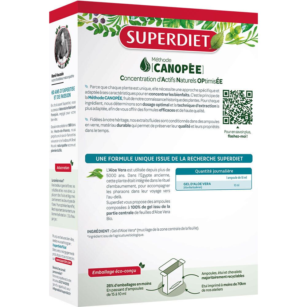 Superdiet Gel d’Aloe Vera Bio