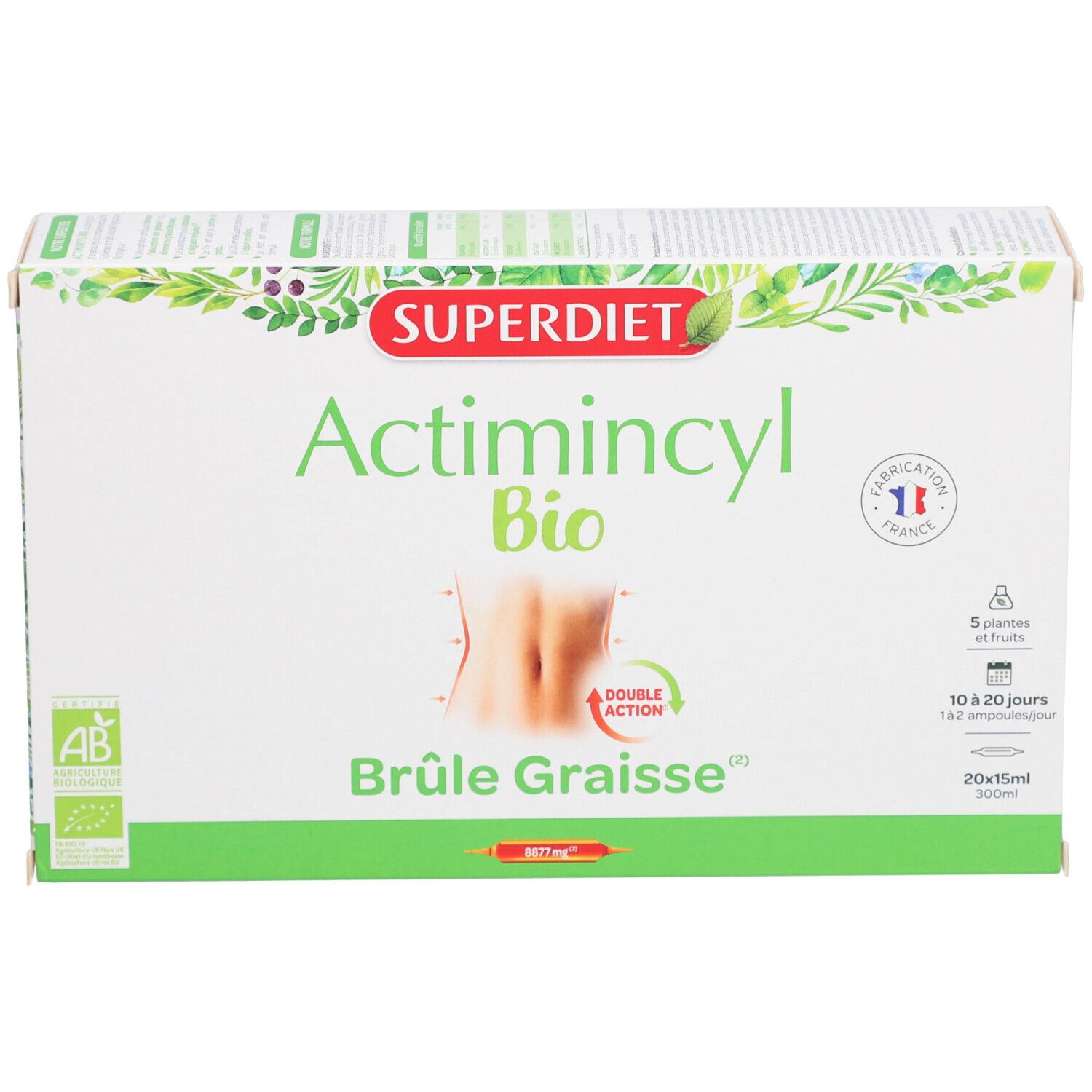 ACTIMINCYL BIO - 20 ampoules de 15ml