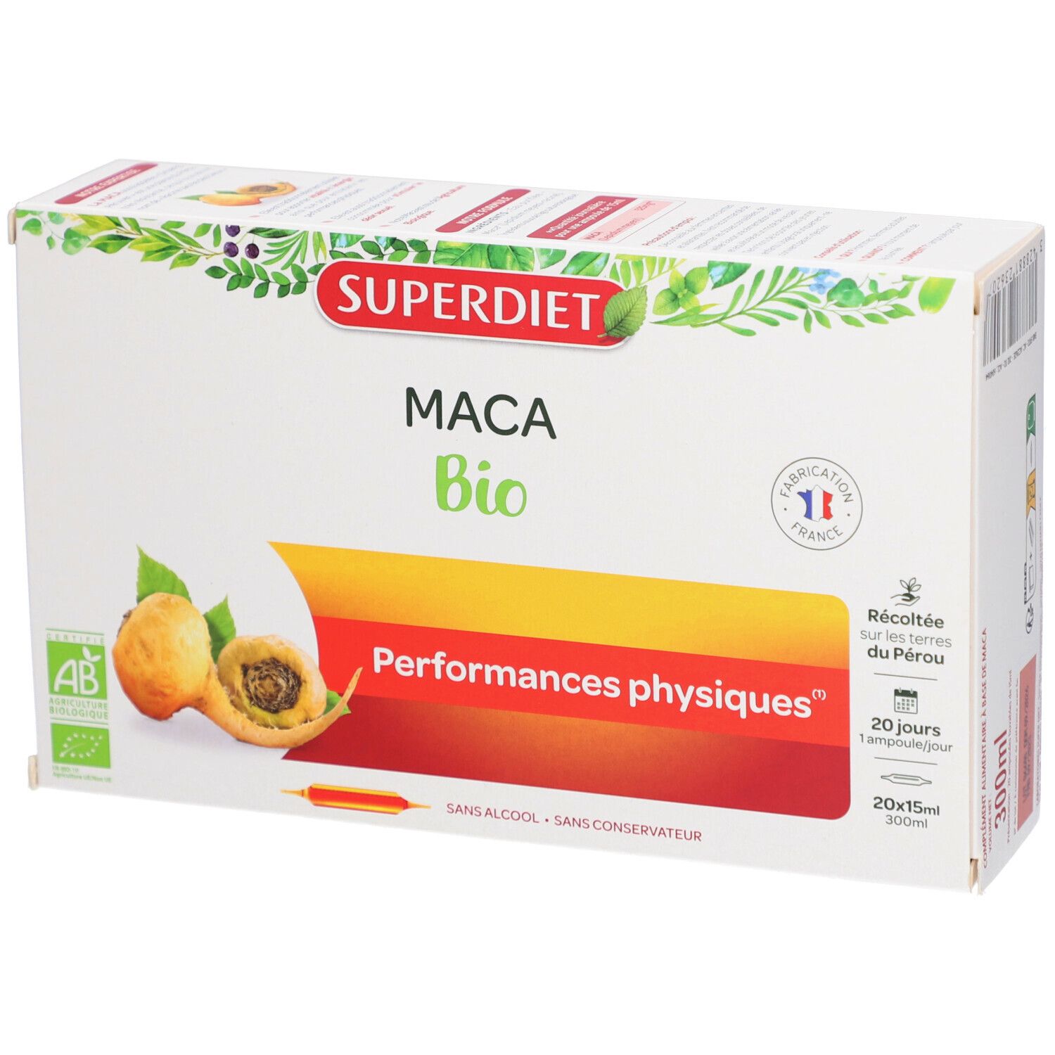 Superdiet Maca Vitalité et Performance Physique