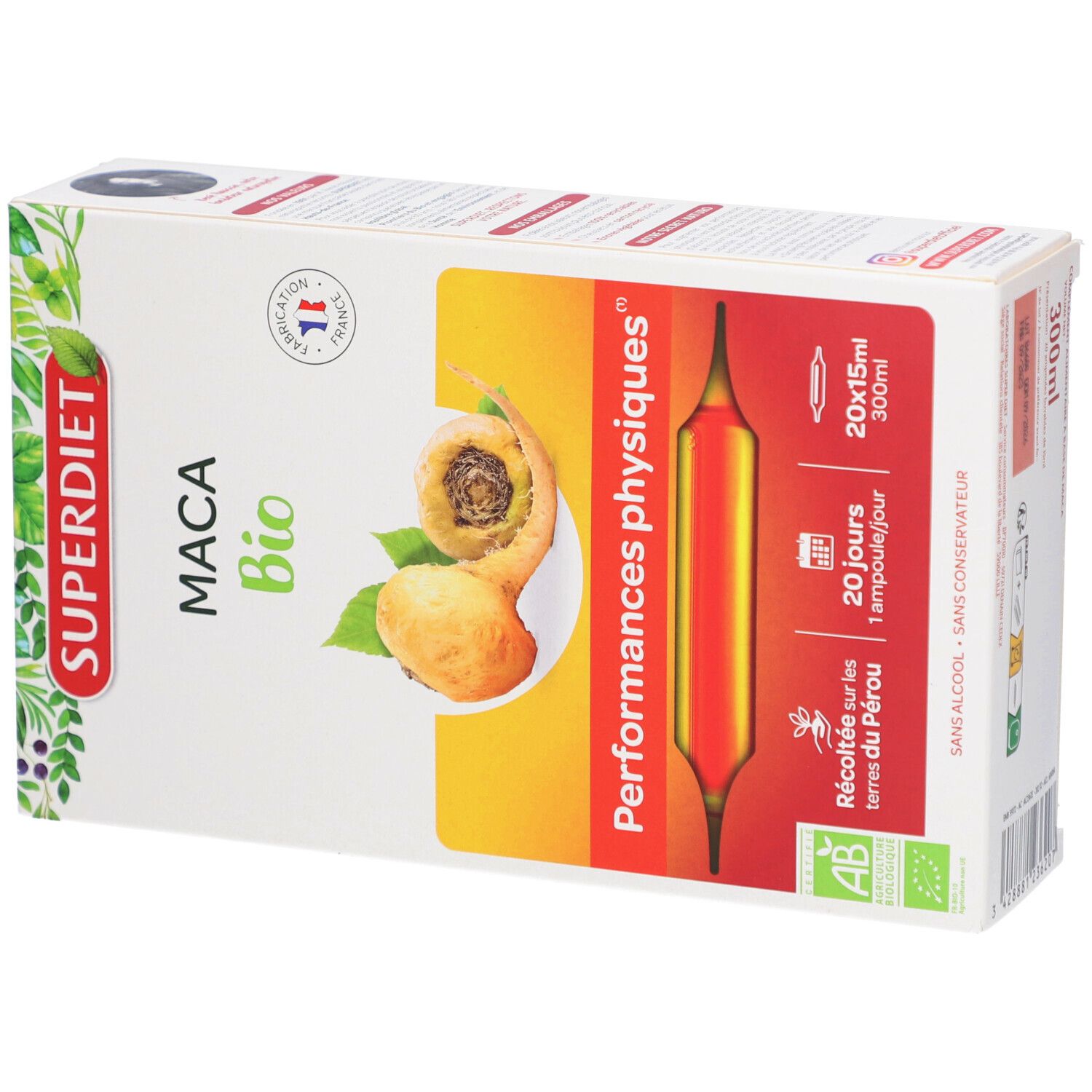 Superdiet Maca Vitalité et Performance Physique