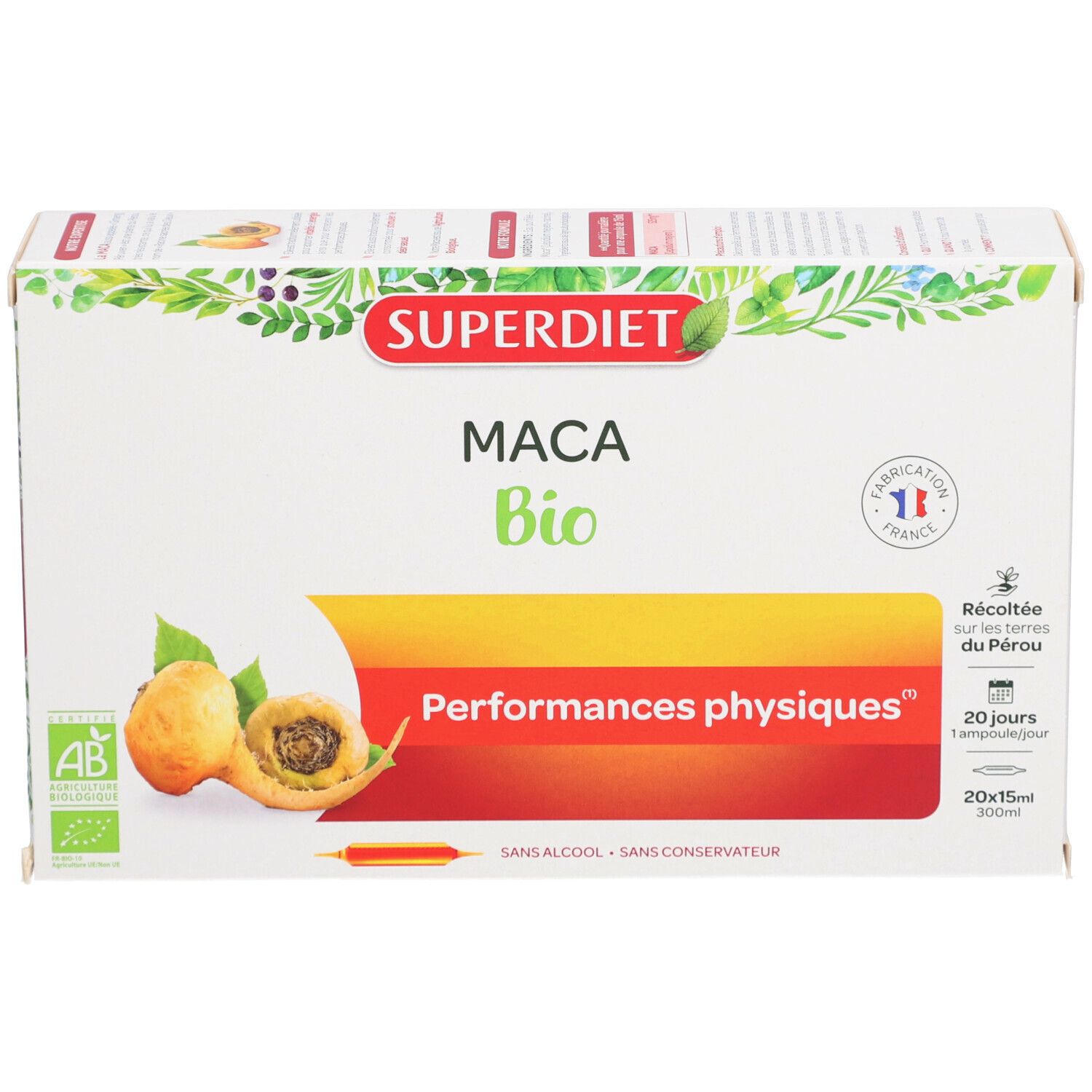 Superdiet Maca Vitalité et Performance Physique