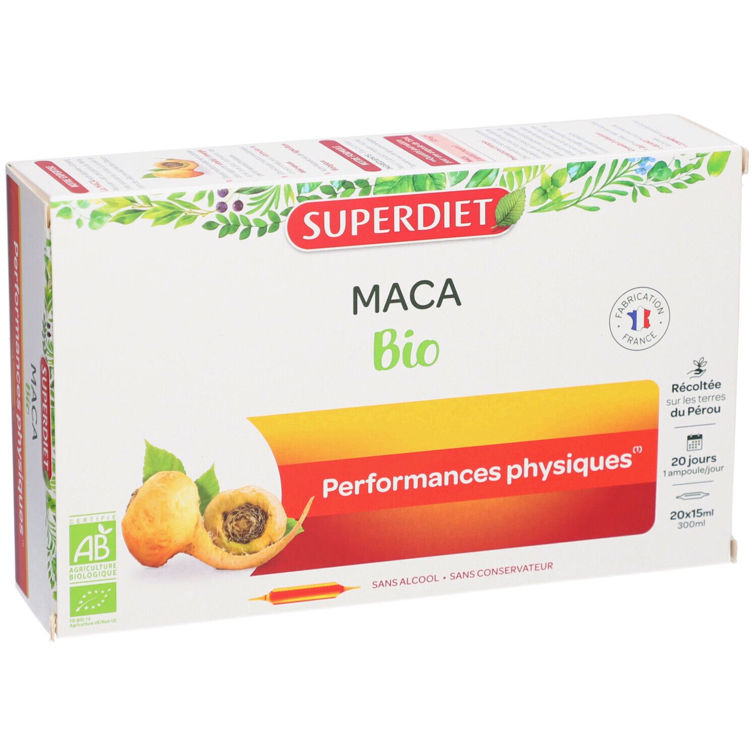 Superdiet Maca Vitalité et Performance Physique