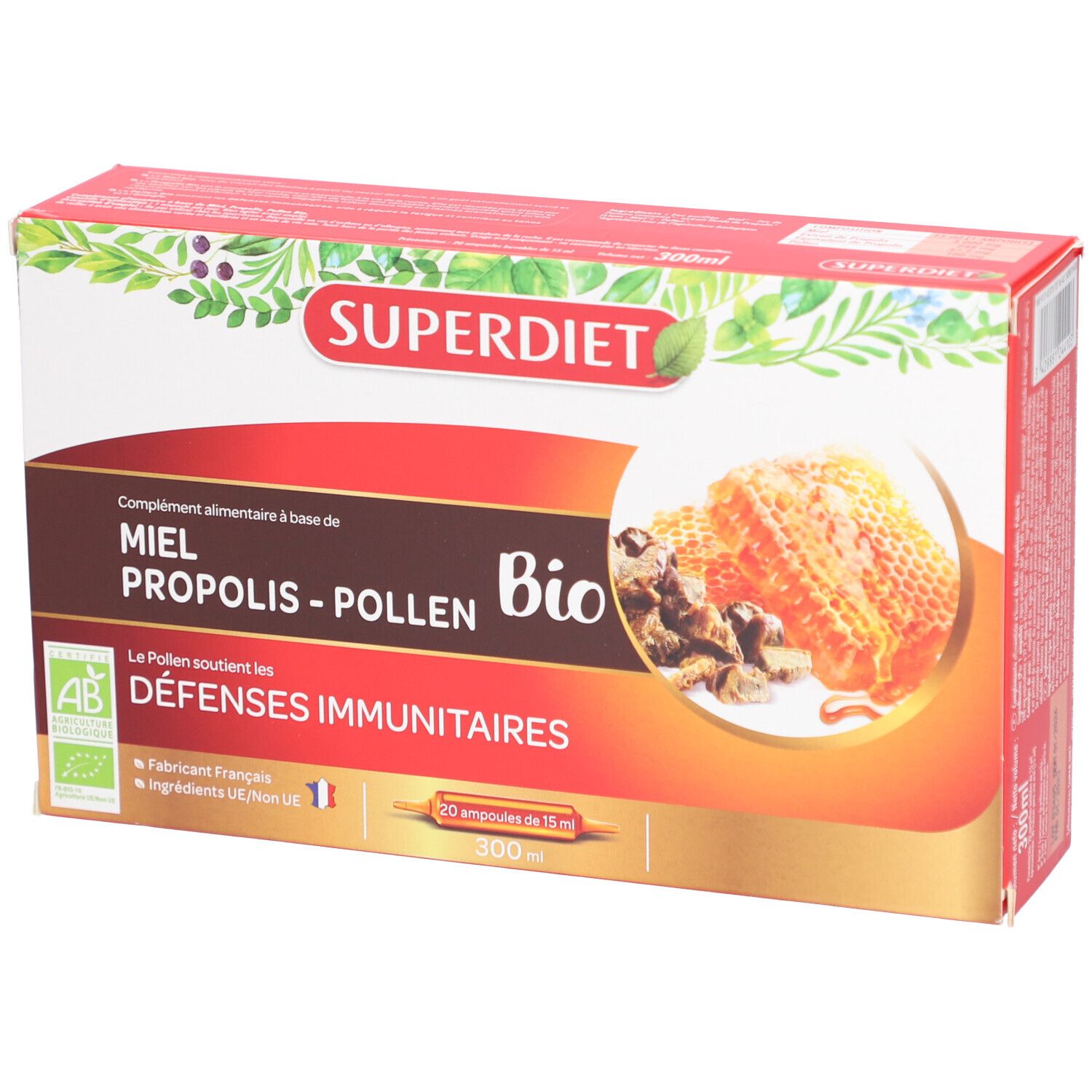 Superdiet Miel Propolis Pollen Bio