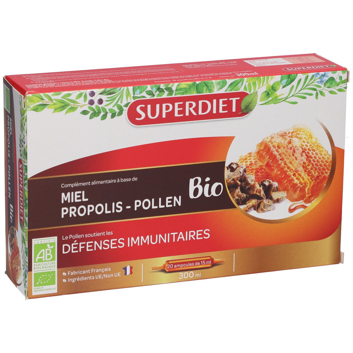 Superdiet Miel Propolis Pollen Bio