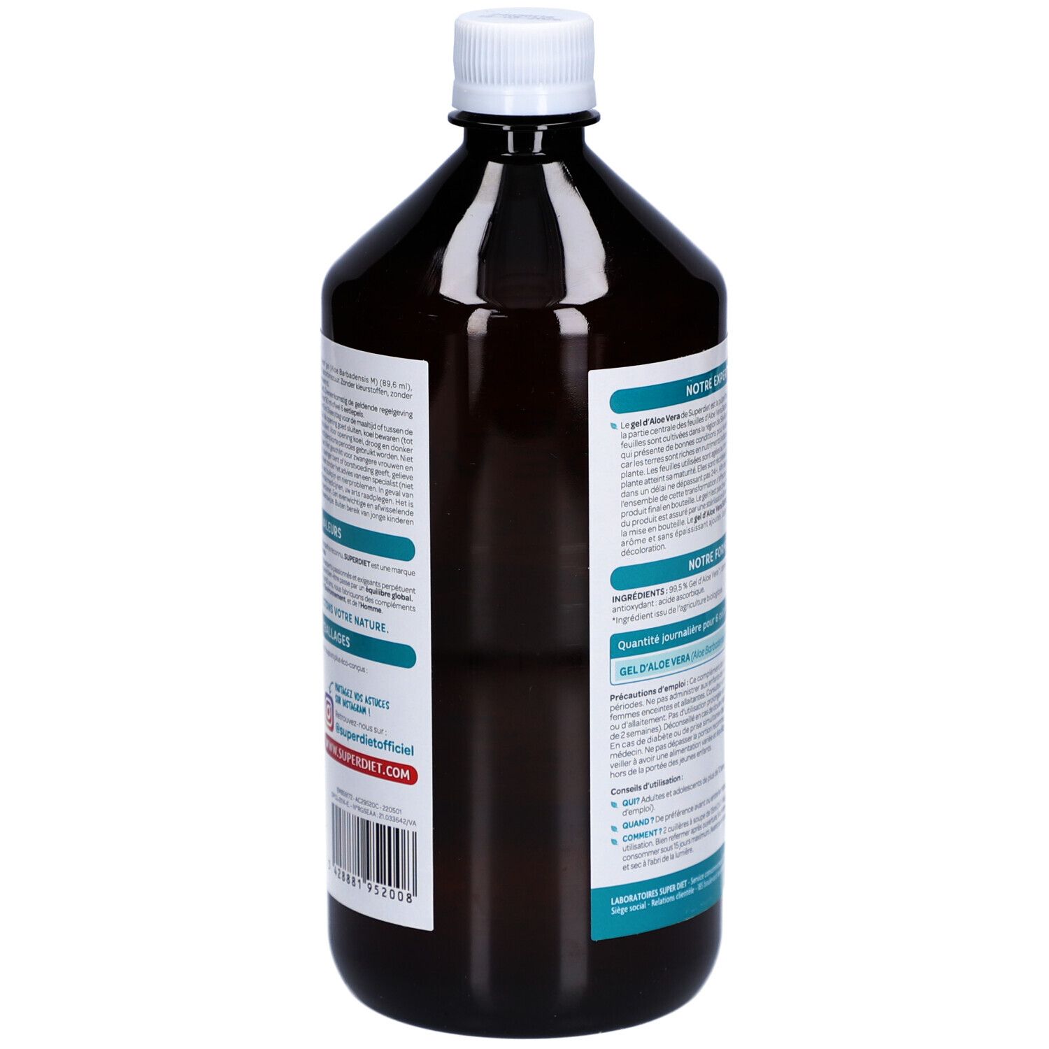 GEL D'ALOE VERA BIO - 1L