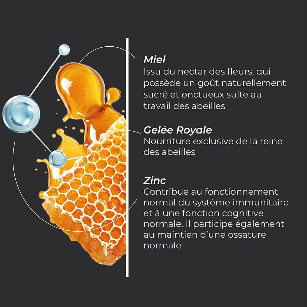 Herbesan Immunité Fonctions Cognitives Gelée Royale Zinc