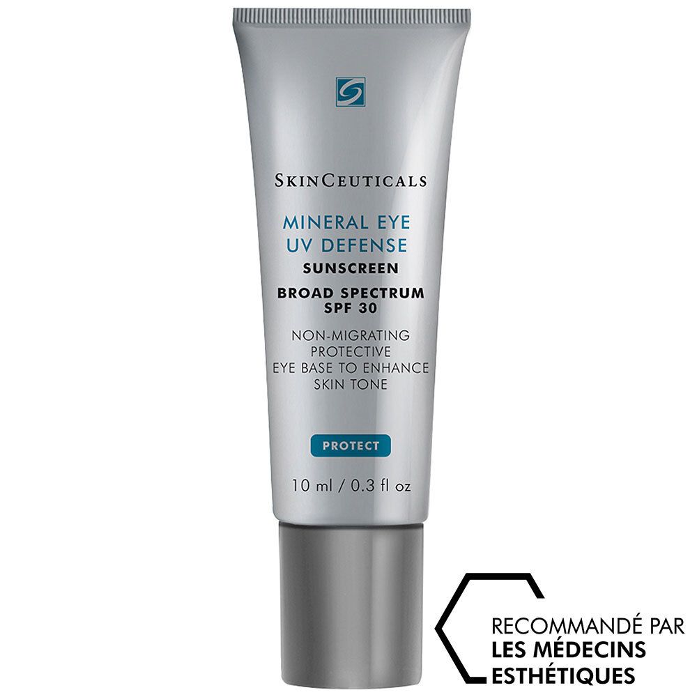Skinceuticals MINERAL EYE UV DEFENSE SPF 30 Soin solaire teinté contour des yeux minéral SPF 30 10ml