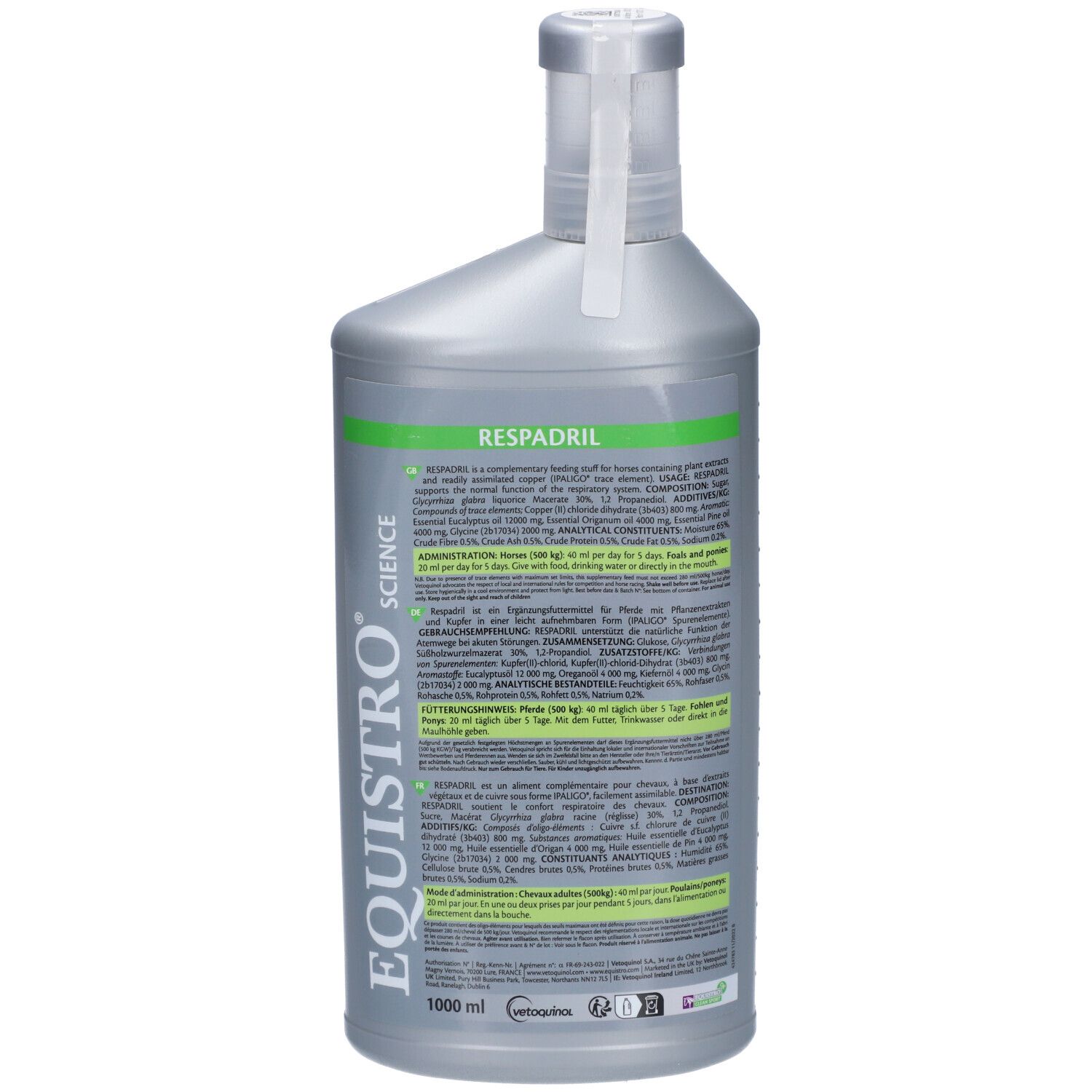 EQUISTRO RESPADRIL LIQ FL 1L