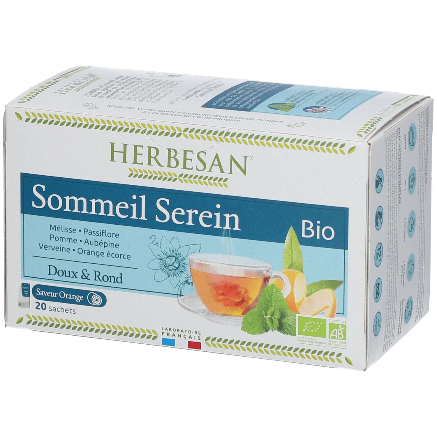 Herbesan® Infusion Mélisse - Sommeil Serein Bio