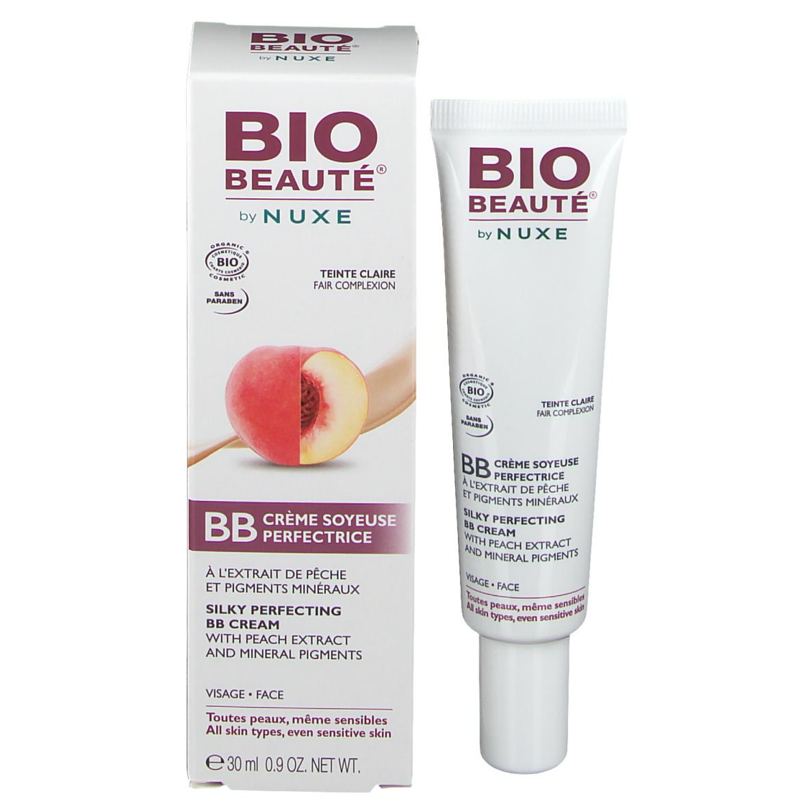Nuxe Bio-Beauté® BB crème soyeuse perfectrice teinte claire