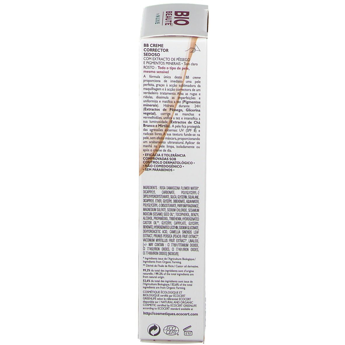 Nuxe Bio-Beauté® BB crème soyeuse perfectrice teinte claire