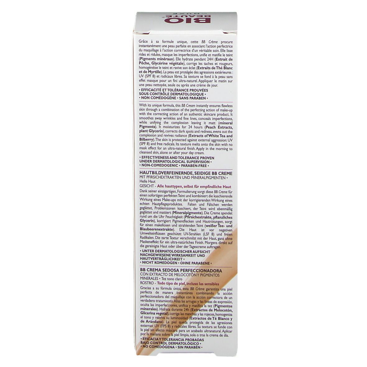 Nuxe Bio-Beauté® BB crème soyeuse perfectrice teinte claire
